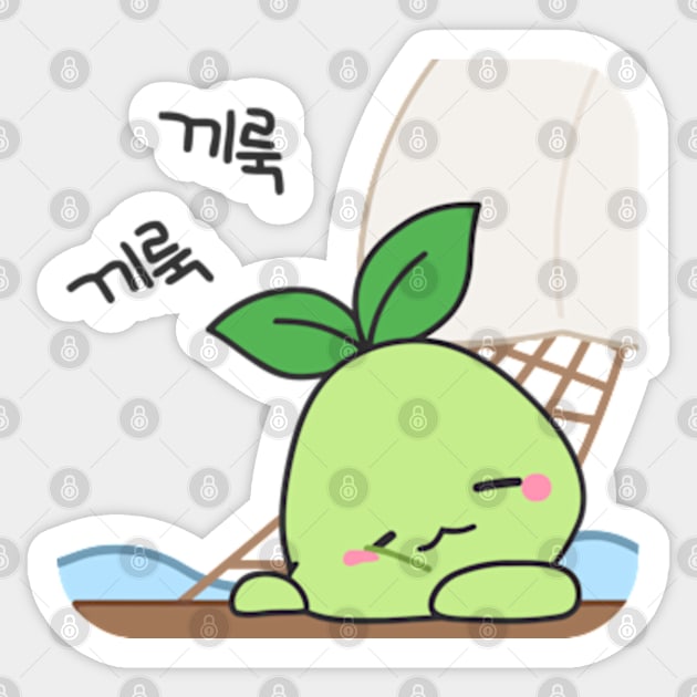 Lost Ark Merch Lostark Sleeping Mokoko Sticker by L-Ison